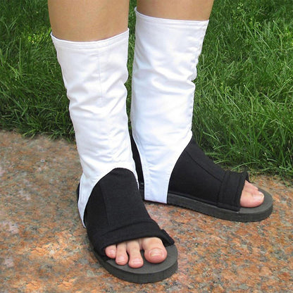 Anime Naruto Costume Akatsuki Itachi Obito Pain Cosplay Boots Costume Shoes for Adults Kids