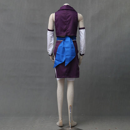 Anime Naruto Costume Ino Yamanaka Girl Cosplay Purple Outfit for Women and Kids