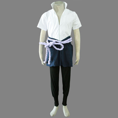 Anime Naruto Costume Sasuke Snake Style Cosplay Costume for Men Kids