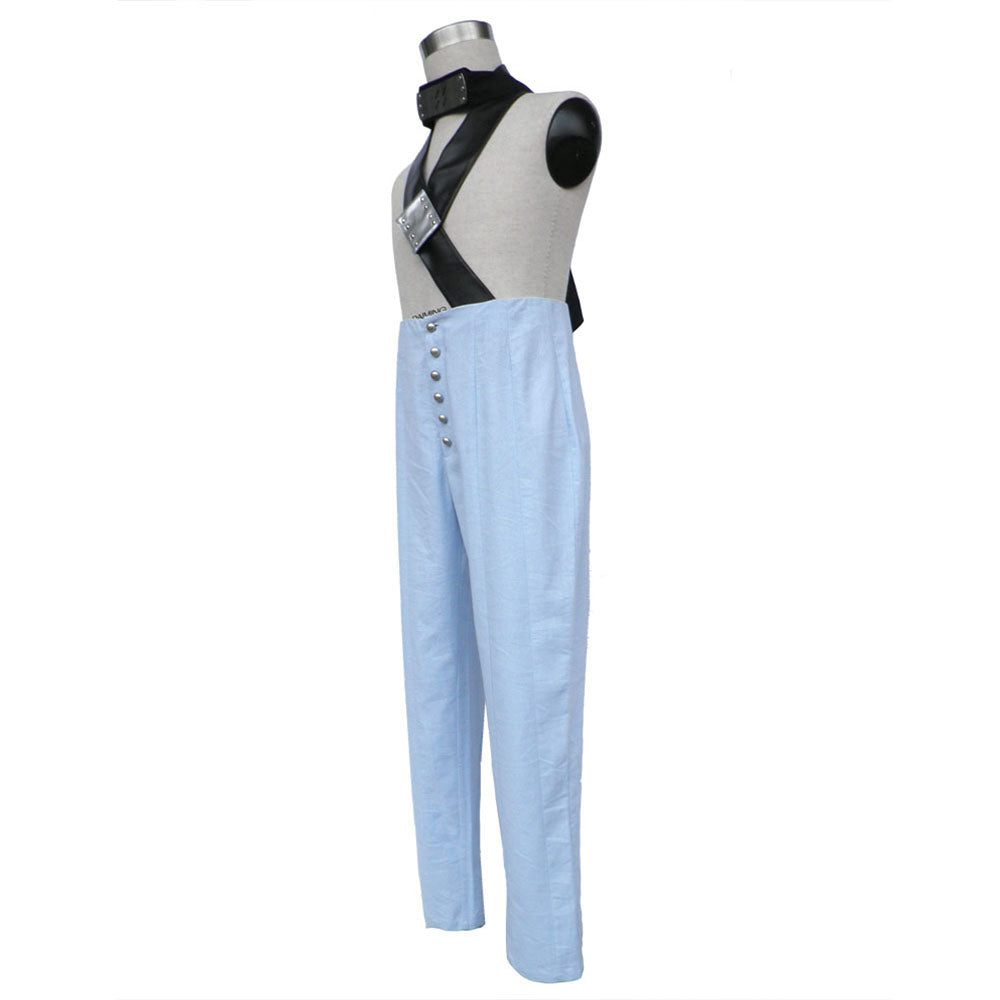 Anime Naruto Costume Zabuza Momochi Cosplay Shirtless Costume with Shoes for Men Kids Halloween