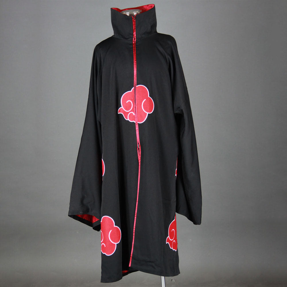 Anime Naruto Costume Akatsuki Pain Nagato Cosplay Cloak with Headband for Men Kids Halloween
