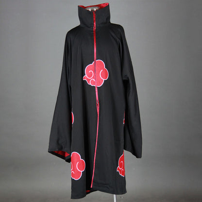 Anime Naruto Costume Akatsuki Pain Nagato Cosplay Cloak with Headband for Men Kids Halloween