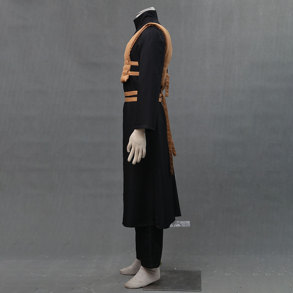 Anime Naruto Costume Gaara Cosplay Black Costume Outfit for Men Kids Halloween