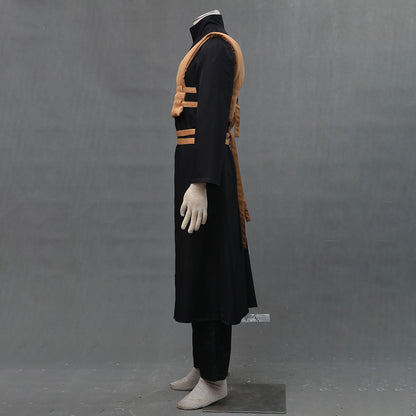Anime Naruto Costume Gaara Cosplay Black Costume Outfit for Men Kids Halloween