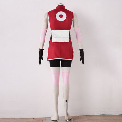 Naruto The Last Costume Sakura Cosplay Costume for Women Kids