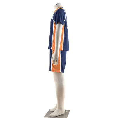 Haikyuu!! Costume Hinata Shoyo Number #10 Karasuno High School Volleyball Uniform with Knee pads
