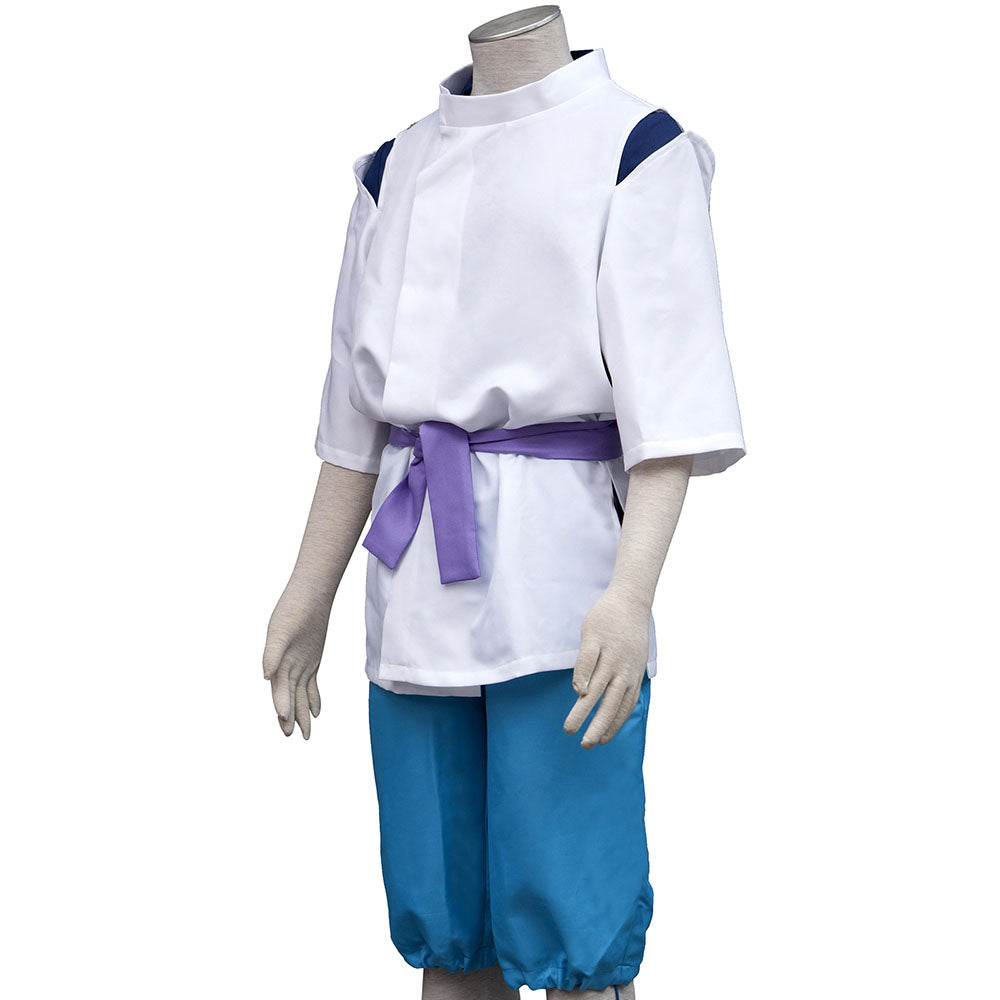 Anime River Spirit White Dragon Cosplay Costume Outfit for Men and Kids Halloween