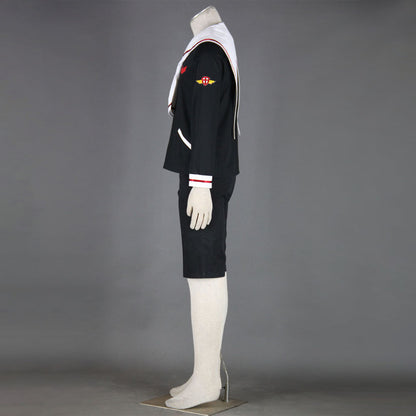 Cardcaptor Sakura LI Syaoran Costume Cosplay Outfits School Uniform Men and Kids Halloween