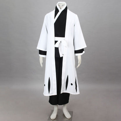 Anime 13th Division Captain White Haori Twin Sword Cosplay Costume for Men and Kids