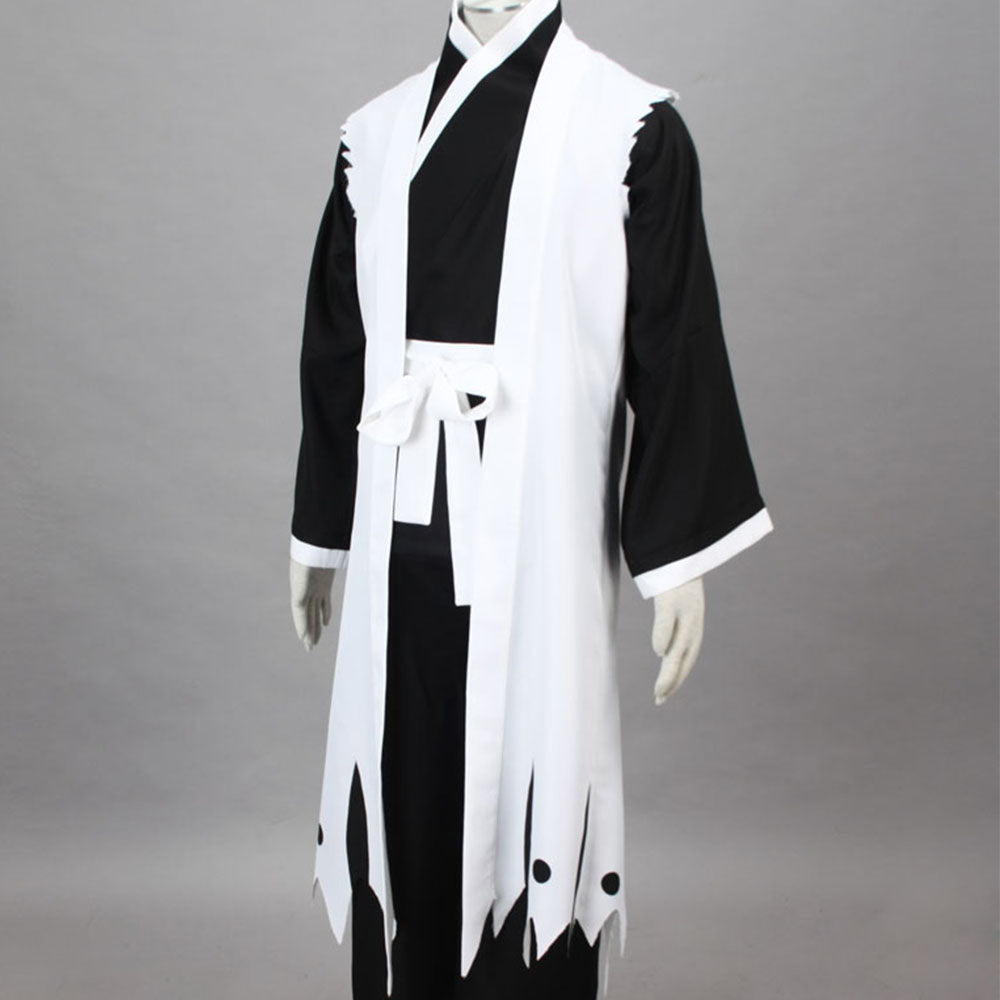 Anime 11th Division Captain Fierce Swordsman Kimono Cosplay Costume for Men Kids