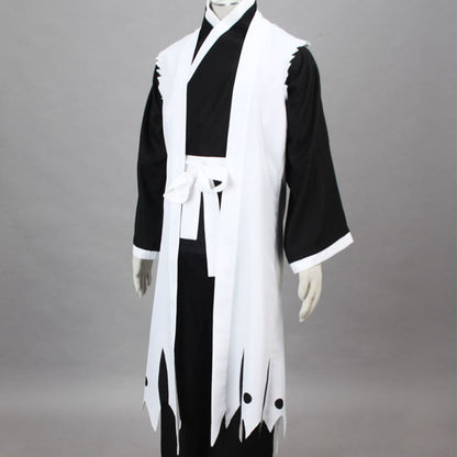 Anime 11th Division Captain Fierce Swordsman Kimono Cosplay Costume for Men Kids