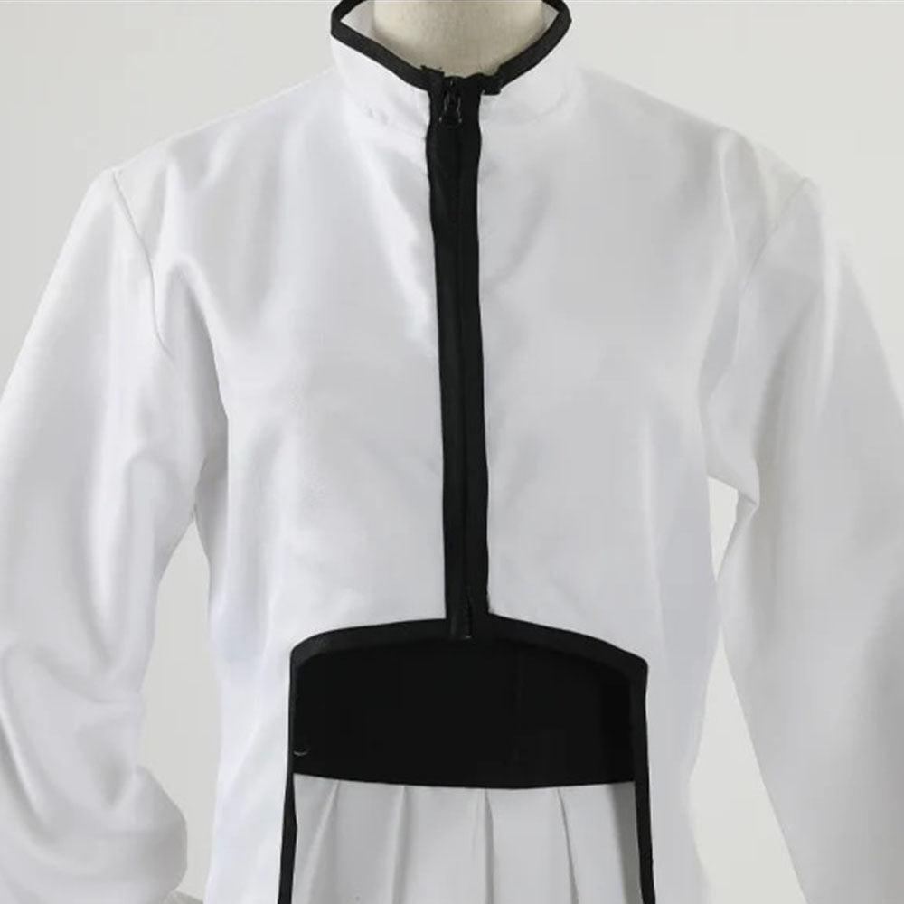 Anime Pale Demon White Uniform Cosplay Full Outfit for Men and Kids Halloween