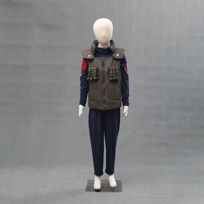 Anime Naruto Costume Minato 4th Hokage Cosplay full Outfit Costume with Headband for Men Kids Halloween