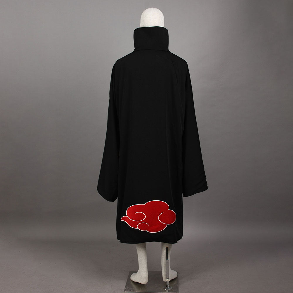 Anime Naruto Costume Akatsuki Pain Nagato Cosplay Cloak with Headband for Men Kids Halloween