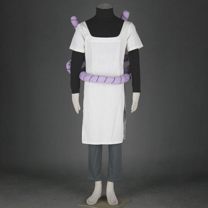 Anime Naruto Costume Snake Sage Orochimaru Cosplay Costume with Huge Purple Rope for Men Kids
