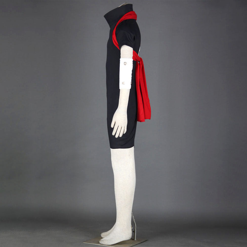 Anime Naruto Costume Sasuke Ninja Exam Cosplay Black Outfit for Men Kids Halloween
