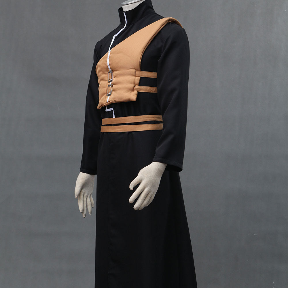 Anime Naruto Costume Gaara Cosplay Black Costume Outfit for Men Kids Halloween
