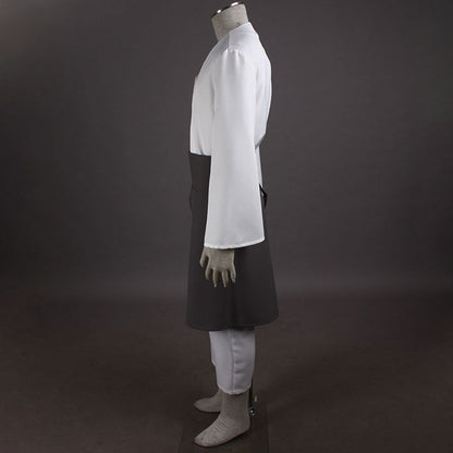 Anime Naruto Costume Neji Ninja War Cosplay Costume for Men and Kids Halloween