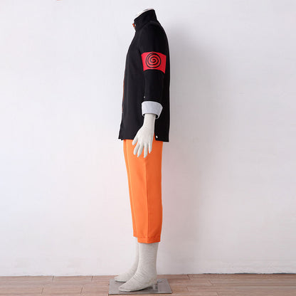 Naruto The Last Costume Naruto Cosplay Uniform with Headband for Men Kids Halloween