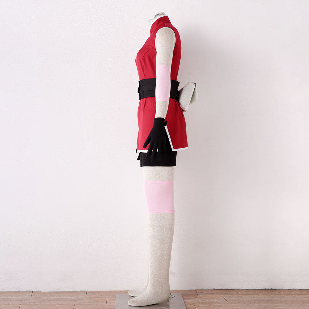 Naruto The Last Costume Sakura Cosplay Costume for Women Kids