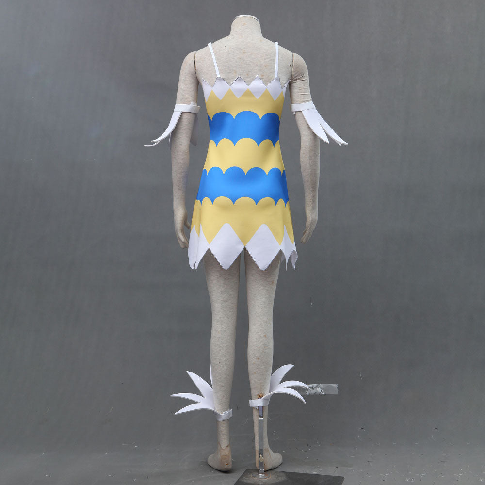 Anime Fairy Tail Wendy Marvell First Appearance Cosplay Costume Dress Women Kids Halloween