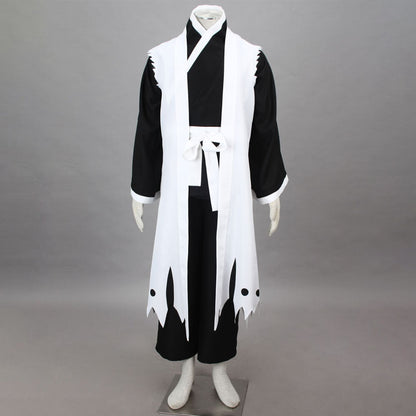Anime 11th Division Captain Fierce Swordsman Kimono Cosplay Costume for Men Kids
