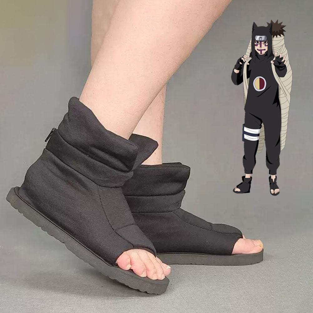 Anime Naruto Costume Kankuro Cosplay Shoes for Adults and Kids