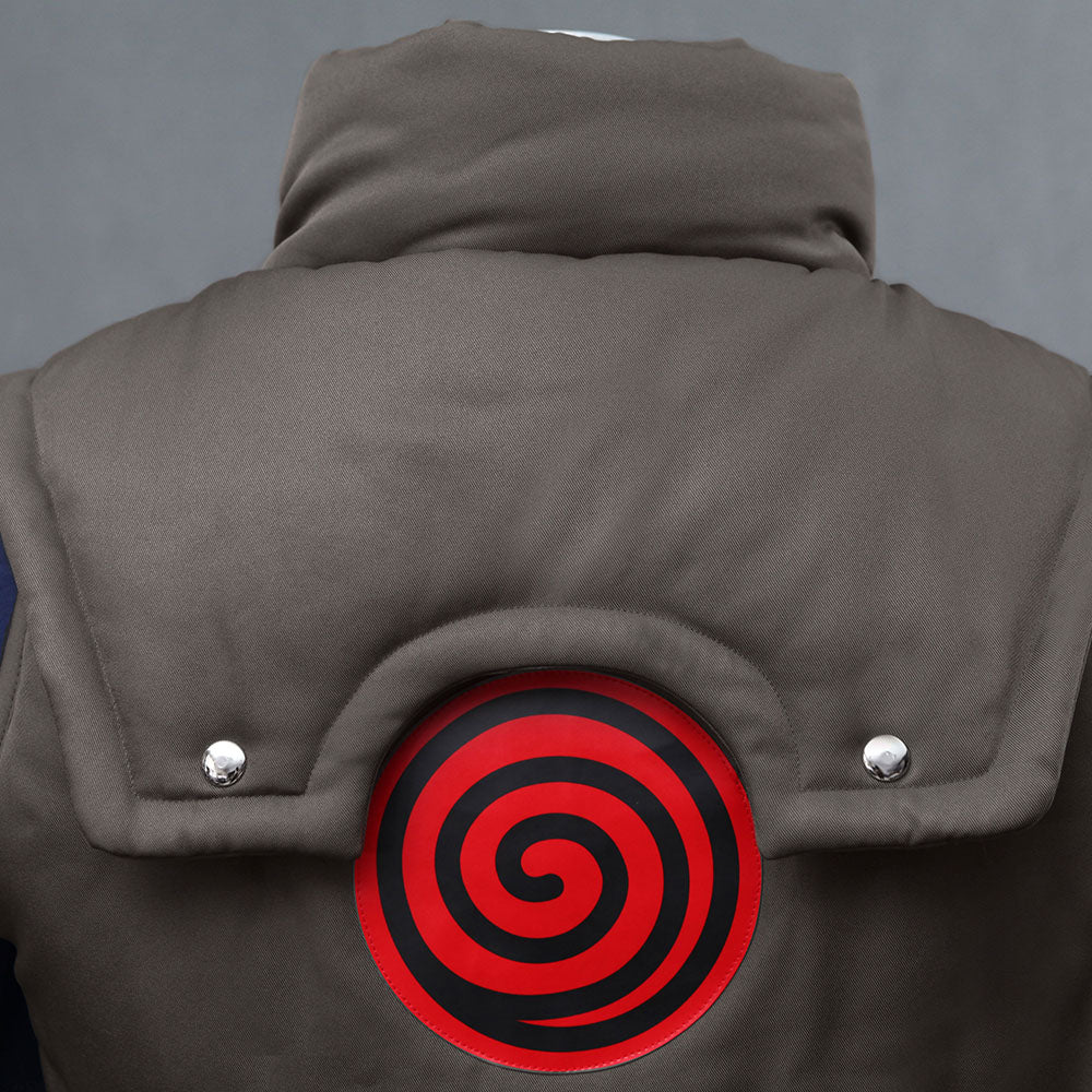 Anime Naruto Costume Kakashi Iruka Jonin Cosplay Costume Uniform for Men Kids Halloween
