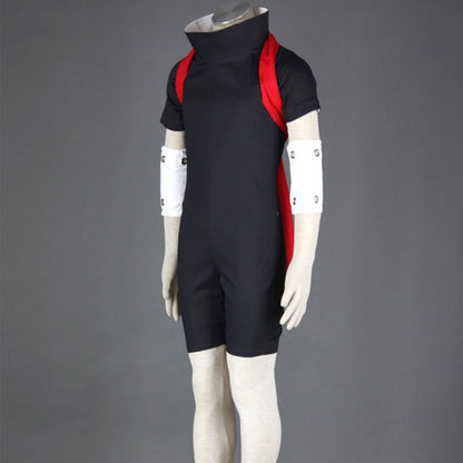 Anime Naruto Costume Sasuke Ninja Exam Cosplay Black Outfit for Men Kids Halloween