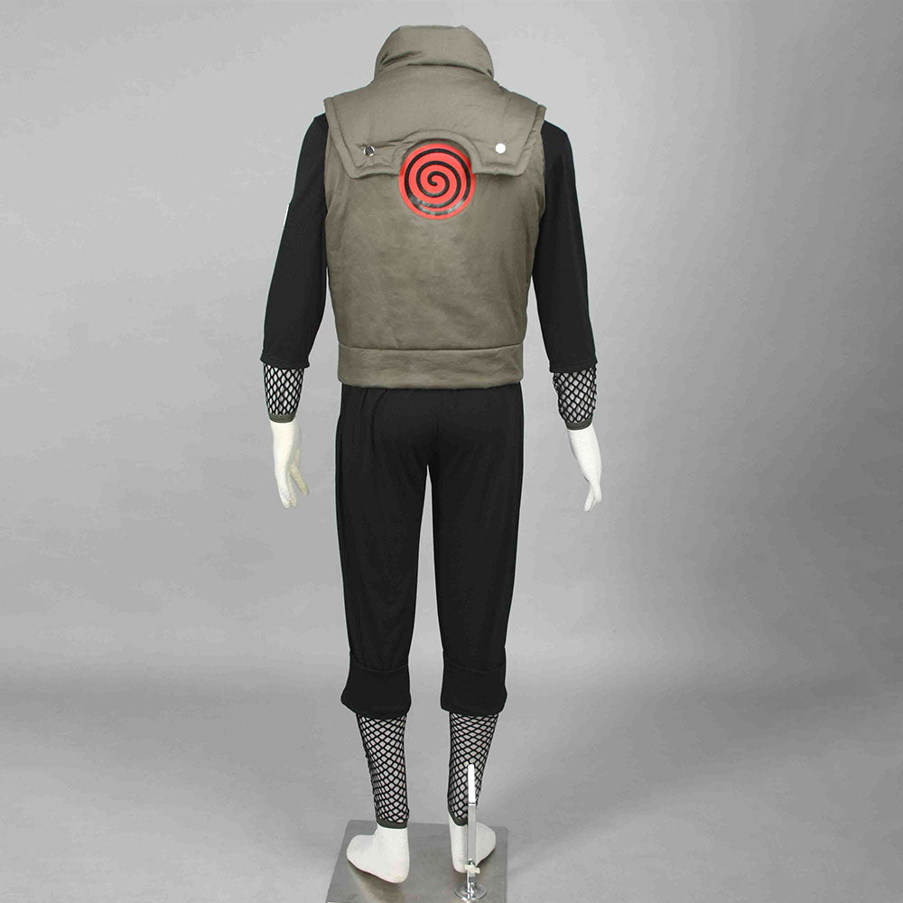 Anime Naruto Costume Shikamaru Nara Ninja War Cosplay Costume for Men Kids Halloween