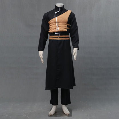 Anime Naruto Costume Gaara Cosplay Black Costume Outfit for Men Kids Halloween