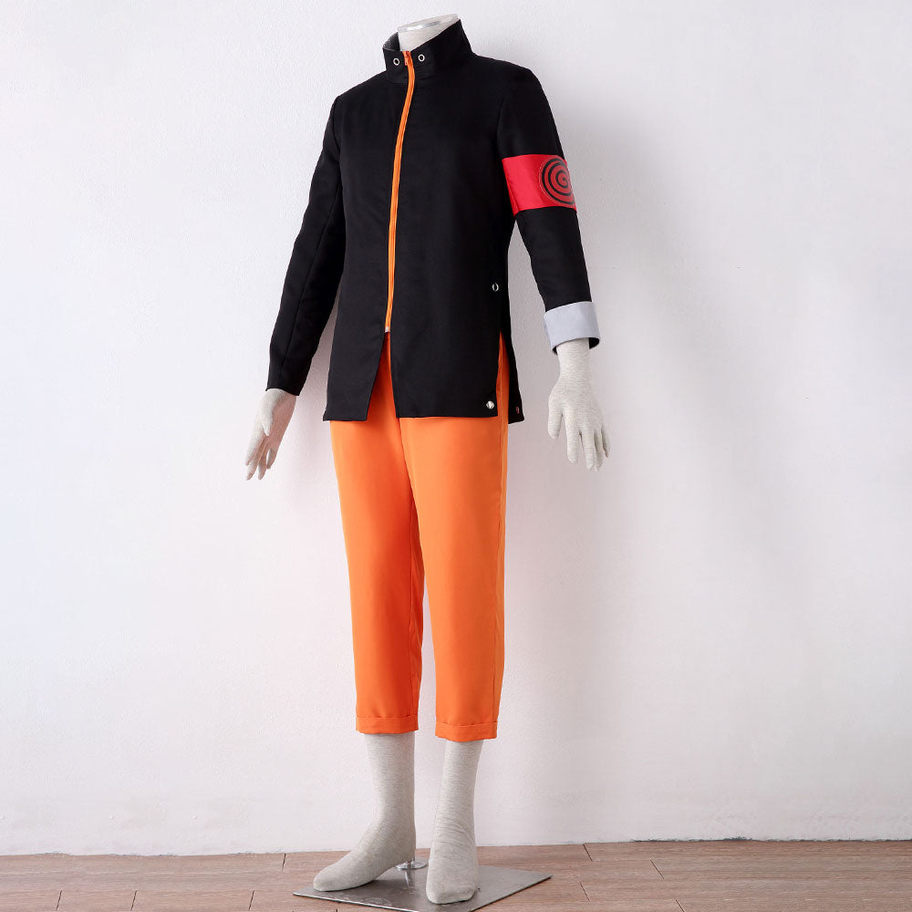Naruto The Last Costume Naruto Cosplay Uniform with Headband for Men Kids Halloween