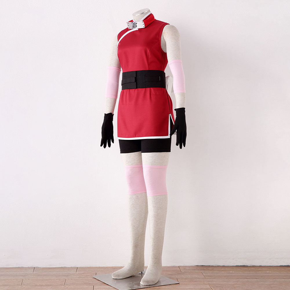 Naruto The Last Costume Sakura Cosplay Costume for Women Kids