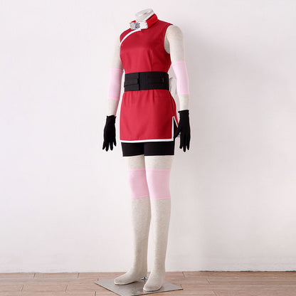 Naruto The Last Costume Sakura Cosplay Costume for Women Kids