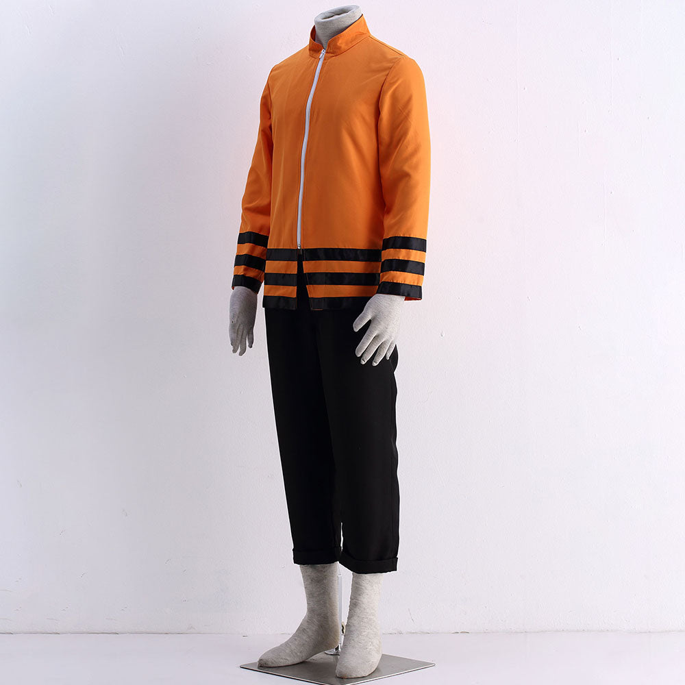 Anime Boruto Costume Naruto as Father Cosplay Uniform for Men Kids Halloween