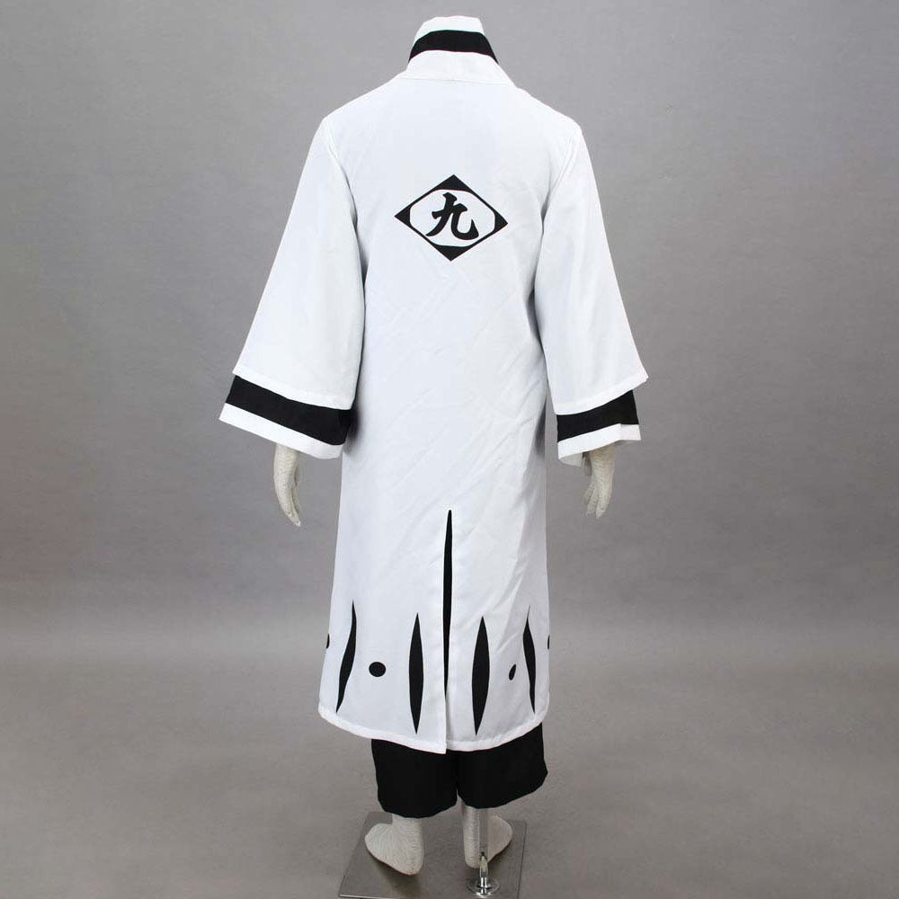 Anime 9th Division Caption Blind Swordsman Cosplay Outfit for Men and Kids Halloween