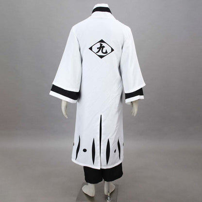 Anime 9th Division Caption Blind Swordsman Cosplay Outfit for Men and Kids Halloween
