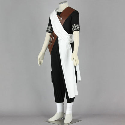 Anime Naruto Costume Gaara Exam Cosplay Black Uniform Outfit Men Kids Halloween
