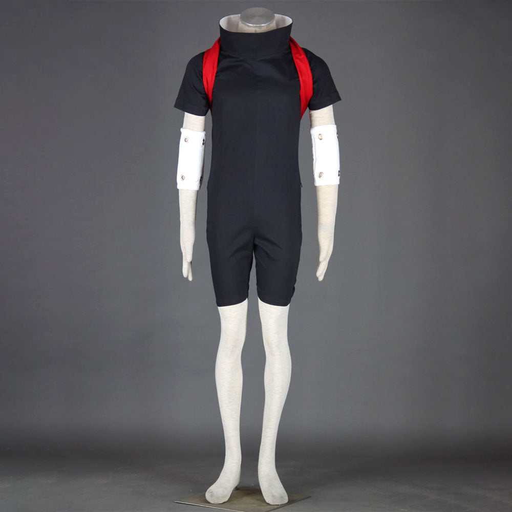Anime Naruto Costume Sasuke Ninja Exam Cosplay Black Outfit for Men Kids Halloween