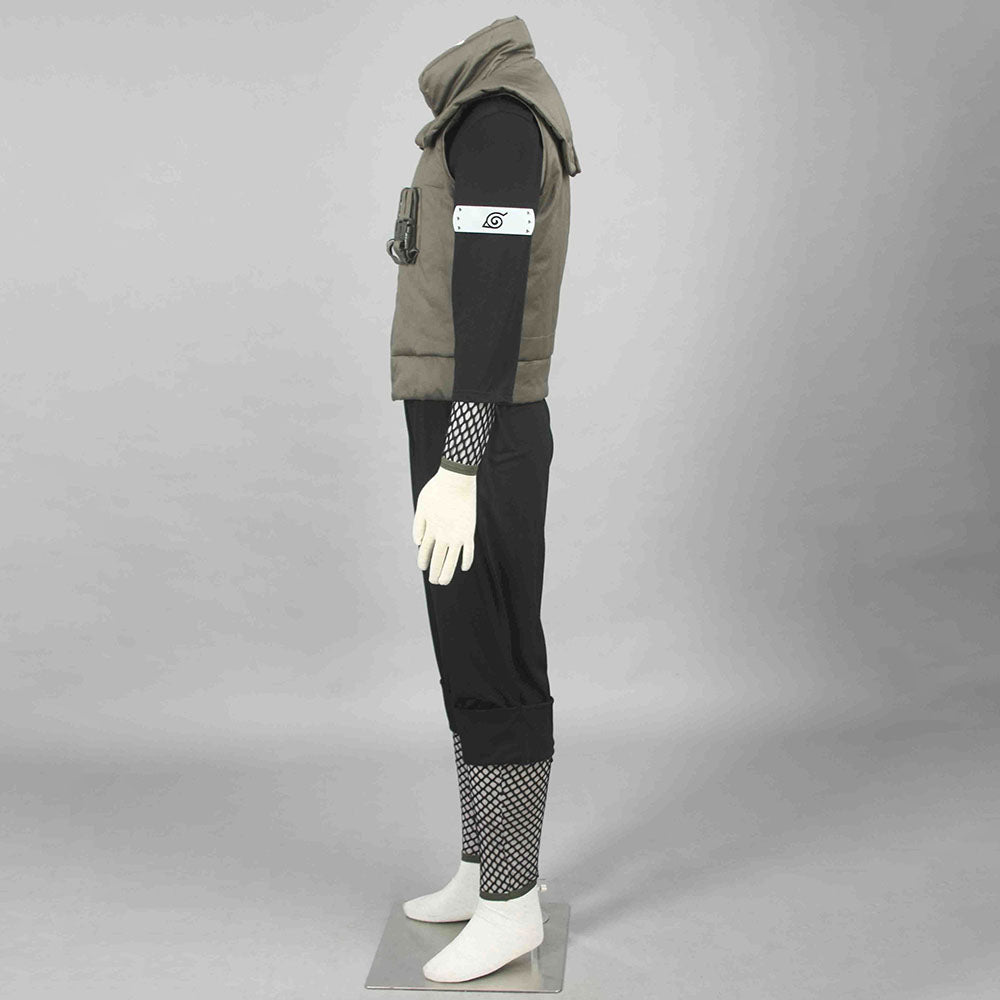 Anime Naruto Costume Shikamaru Nara Ninja War Cosplay Costume for Men Kids Halloween