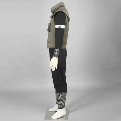 Anime Naruto Costume Shikamaru Nara Ninja War Cosplay Costume for Men Kids Halloween