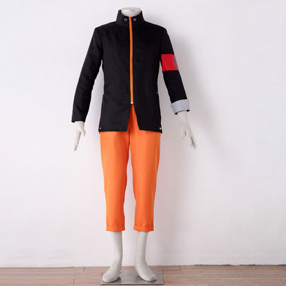 Naruto The Last Costume Naruto Cosplay Uniform with Headband for Men Kids Halloween
