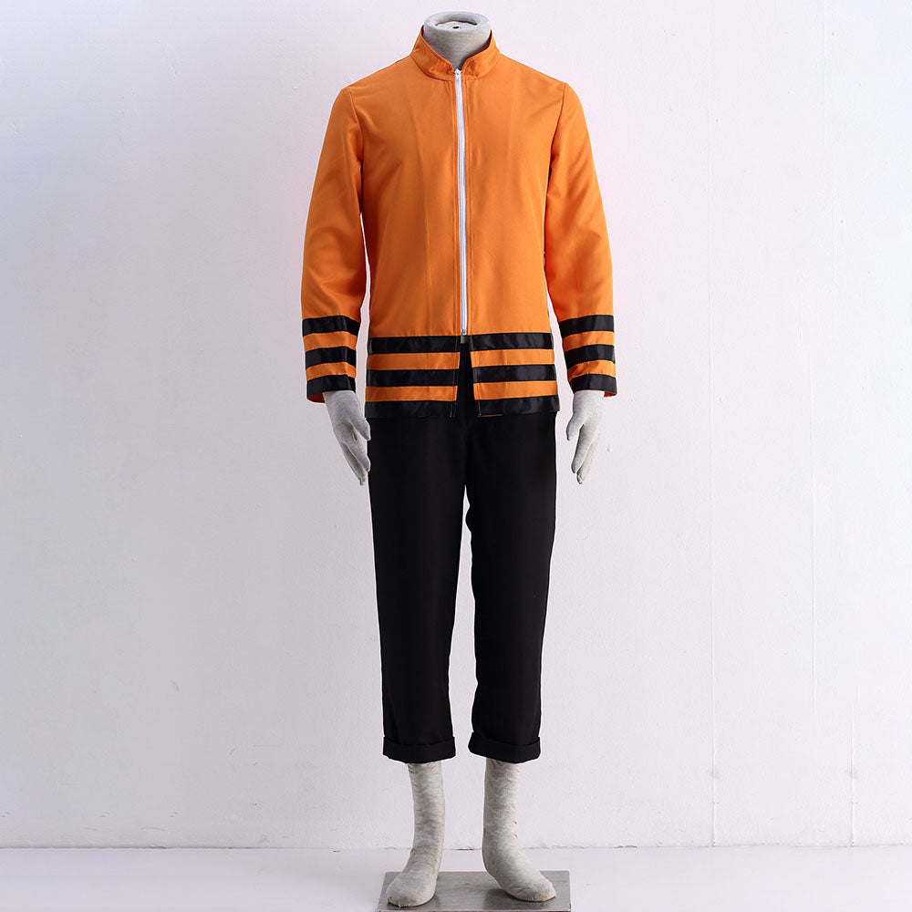 Anime Boruto Costume Naruto as Father Cosplay Uniform for Men Kids Halloween