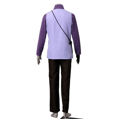 Anime Boruto Costume Sasuke as Father Cosplay Costume for Men Kids Halloween