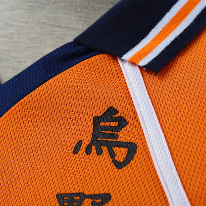 Haikyuu!! Costume Nishinoya Yuu Number #4 Karasuno High School Volleyball Uniform with Knee pads