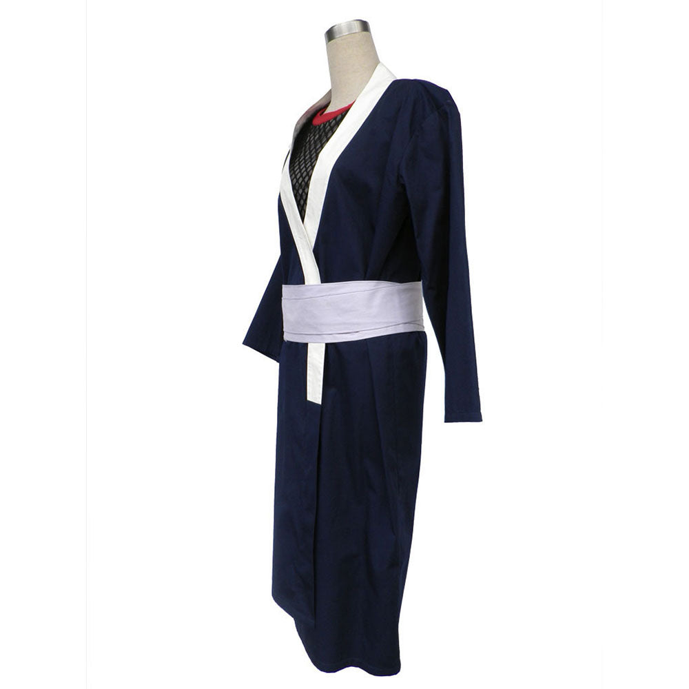 Anime Naruto Costume Shizune Cosplay Costume with Headband for Women Kids