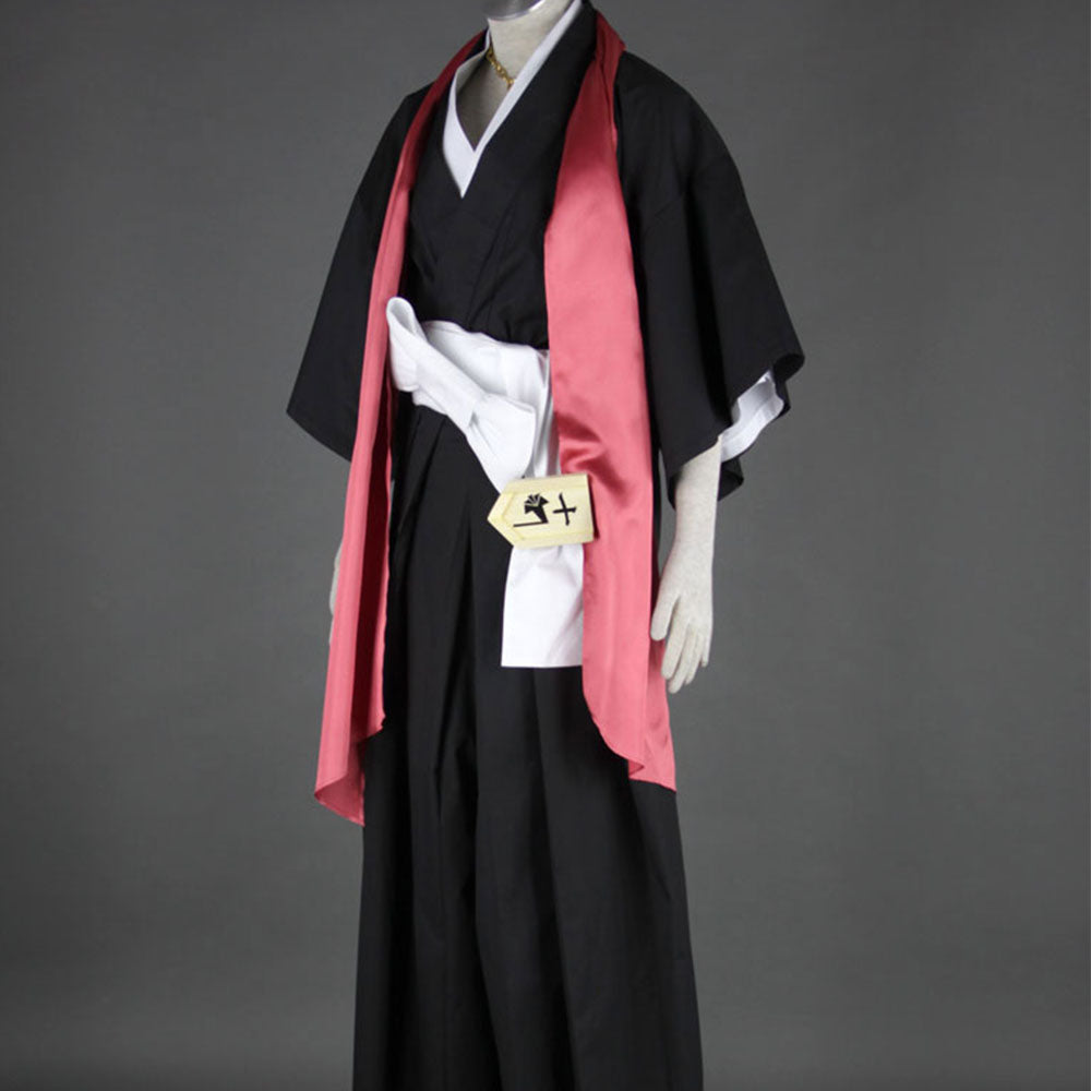 Anime 10th Division Vice Captain Swordswoman Cosplay Costume for Women and Kids
