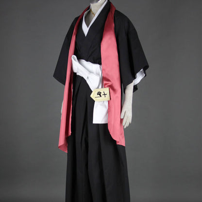 Anime 10th Division Vice Captain Swordswoman Cosplay Costume for Women and Kids