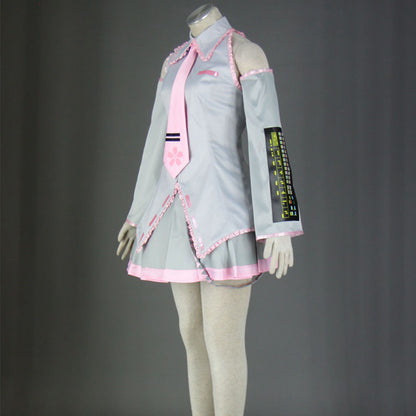 Virtual Pop Singer Spring Cosplay Costume Full Outfit with Accessories for Women Kids