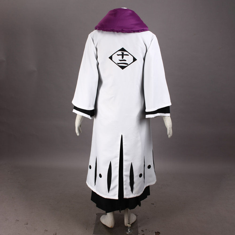 Anime 12th Division Captain Mad Scientist Cosplay Costume Outfit for Men and Kids